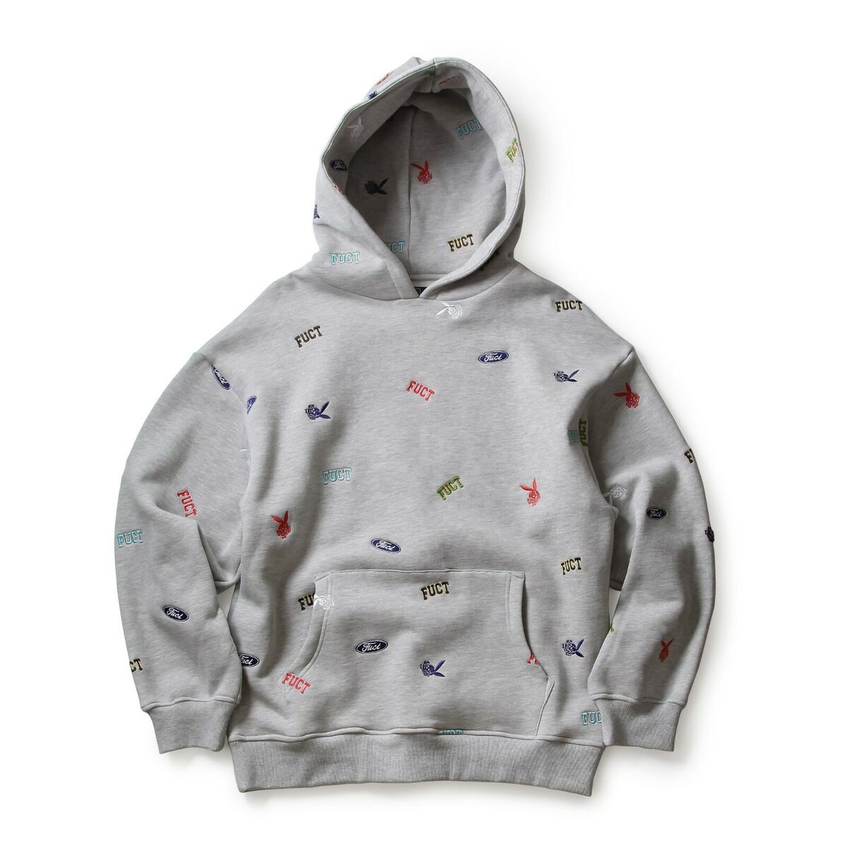 FUCT 🇺🇸 USA OG Logo BUNNY ALL OVER Hoodie Jacket Sweatshirt