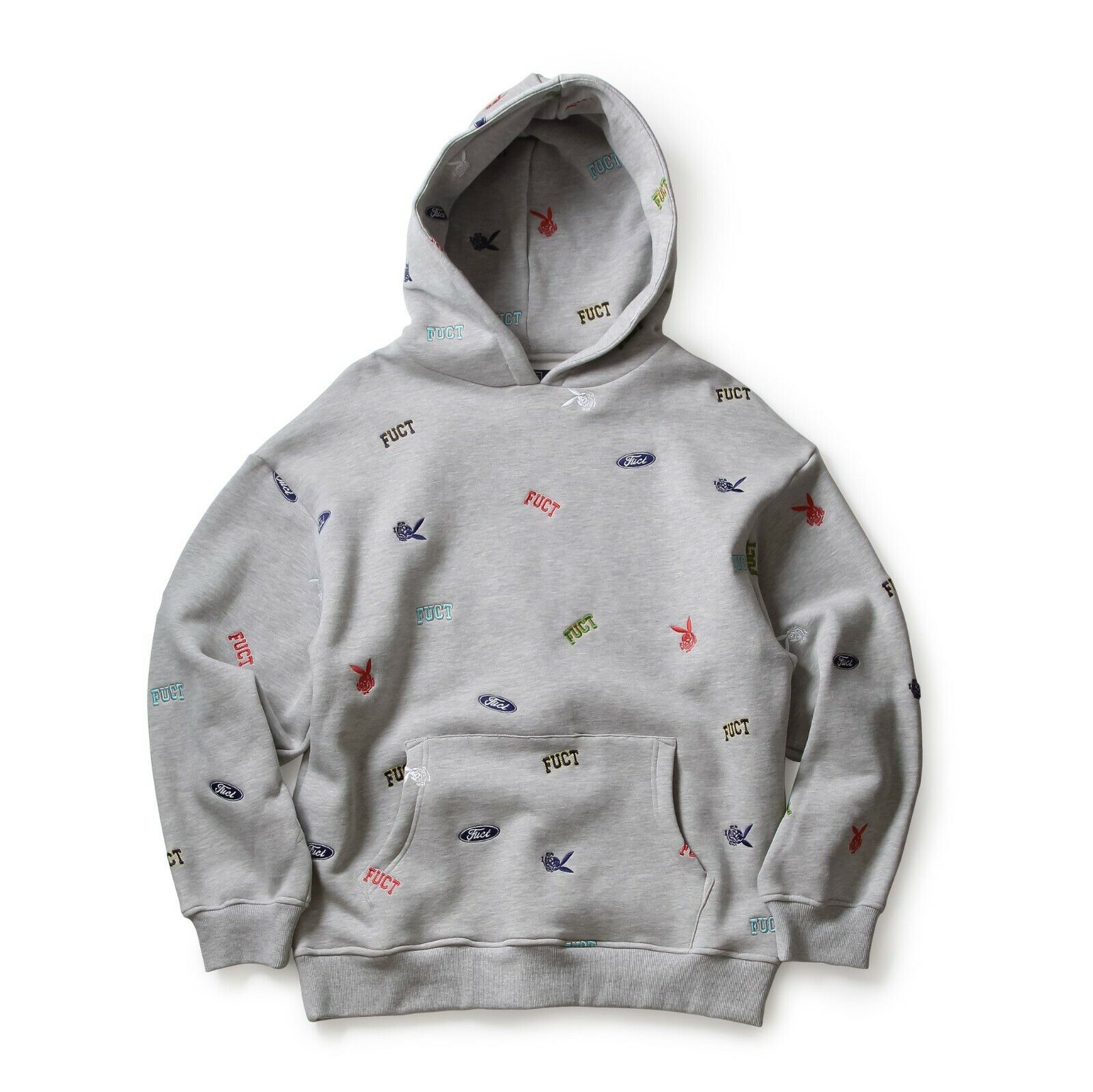 FUCT 🇺🇸 USA OG Logo BUNNY ALL OVER Hoodie Jacket Sweatshirt Supreme SSDD  Bape