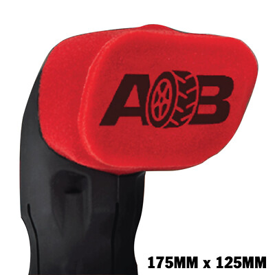 RED AOB Snorkel Sock Pre AIR Filter 6.9'' x 4.9'' replacement for UNI FILTER