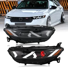 LED Headlights Assembly For 11th Gen Honda Accord 2023 2024 2025 Front Head Lamp