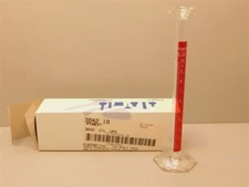 Pyrex 3042-10 Lifetime Red Single Scale 10mL Graduated Cylinder New in Box