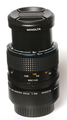 MINOLTA MD 50mm F3.5 MACRO MINT 0527 | eBay