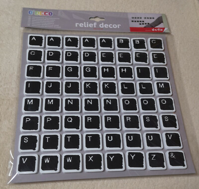 Wandaufkleber d-c-fix O´Deco 3D Buchstabenaufkleber Wanddekoration