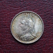 Victoria 1887 silver threepence