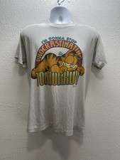 Vintage Garfield 1978 Jim Davis Cartoon T Shirt Graphic Print 70s Single Stitch