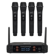 Supersonic SC-909 Supersonic 4 Channel 2.4G Wireless Microphone System