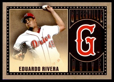 2025 Eduardo Rivera MiLB Minor League Rookie Greenville Drive Red Sox