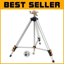 Metal Garden Sprinkler with Sturdy Tripod Base - Lifetime Performance Guarantee