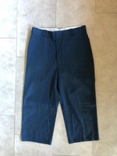 Dickies 874 USA Made 80s Navy Work Pants XL/LL Garter Gusset Condition EX