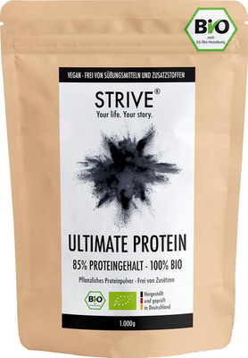 Ultimate Protein Bio Vegan Eiweißpulver 1 kg 85% Protein ohne Zucker