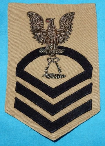 WW2 USN NAVY CPO RATE PATCH COMMISSARYMAN CHIEF PETTY OFFICER USA MILITARY BADGE