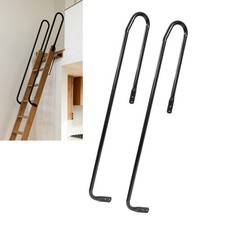 Safety Step Handrail Heavy Duty Metal Grab Rail for Indoor/Outdoor Stairs