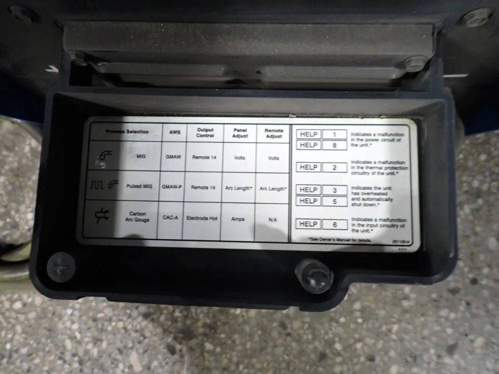 MILLER INVISION 450 MPA WELDER 450 A 11250910016