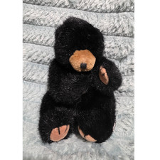 Russ Blacky Mini Black Bear Plush Stuffed Animal 1998 MPN 3928