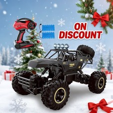 2.4G Remote Control Car 4WD RC Monster Truck Off-Road Vehicle Toys Gifts Kids US