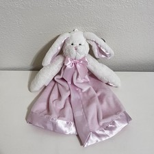Bearington Baby Pink Bunny Snuggler Security Blanket Lovey Lovie Blankie NWT