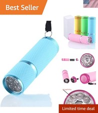 Handheld UV Light for Gel Nails,9 LED Small Glow Nail Lamp,Mini U V Nail Drye...