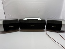 Technics DV170 stereo tape deck cd player SPEAKER SET UNTESTED