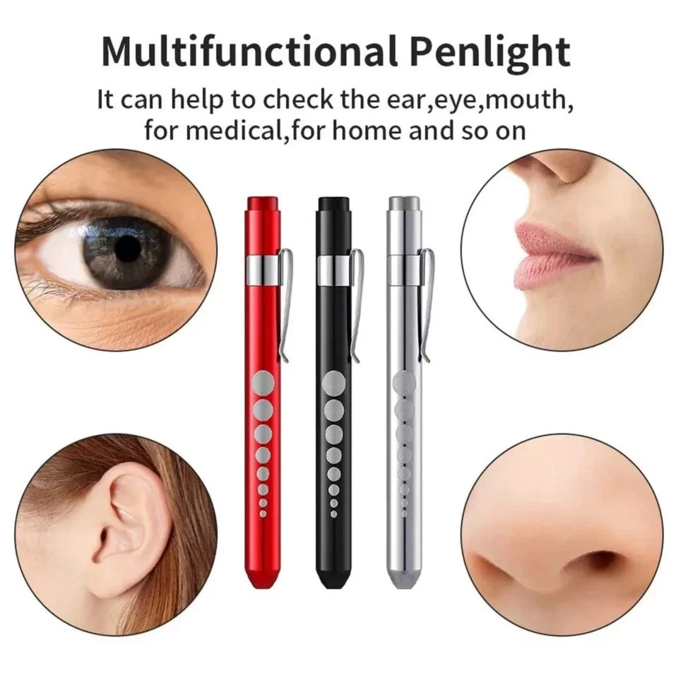 3 Pcs Diagnostikleuchte Pupillenleuchte Medizinische Penlight Wiederverwendbare - Bild 2 von 4