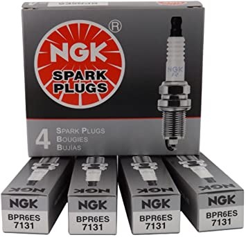 NGK BPR6ES STANDARD Spark Plugs Kit 7131 Set of 4 Pack