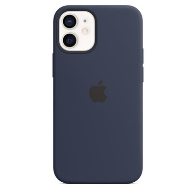 New Apple iPhone 12 mini Silicone MagSafe Case Deep Navy