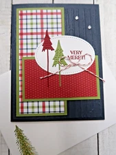Stampin' Up! Card Kit - TRADITIONS OF CHRISTMAS - All Inclusive Set of 4 Cards
