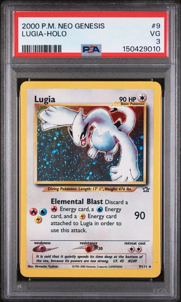 Lugia Pokémon TCG Professional Sports Authenticator (PSA) Holo