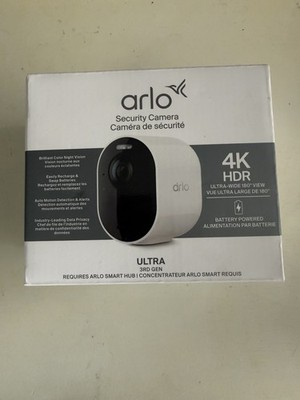 SEALED NEW Arlo Ultra 3rd Gen 4K HDR Add On Security Camera Wireless Outdoor Cam