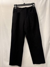 Old Navy women's S Xtra High rise straight taper stretchy Black casual pants