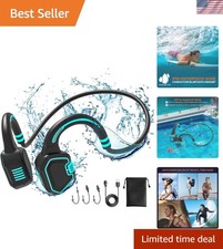 Ultralight Bone Conduction Swimming Headphones - Open Ear  Wireless Bluetooth