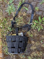 HKM Fressbremse Gr. M Weidemaulkorb mit Halfter Pferd