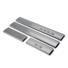 Sill Trims for Skoda Superb Liftback 2015-2023 Silver Brushed Polished