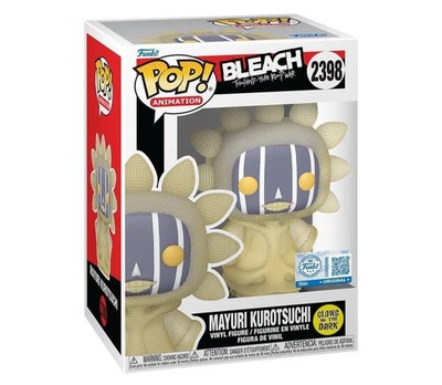 Funko Pop! Mayuri Kurotsuchi GLOW #2398 Bleach Exclusive + Protector Case