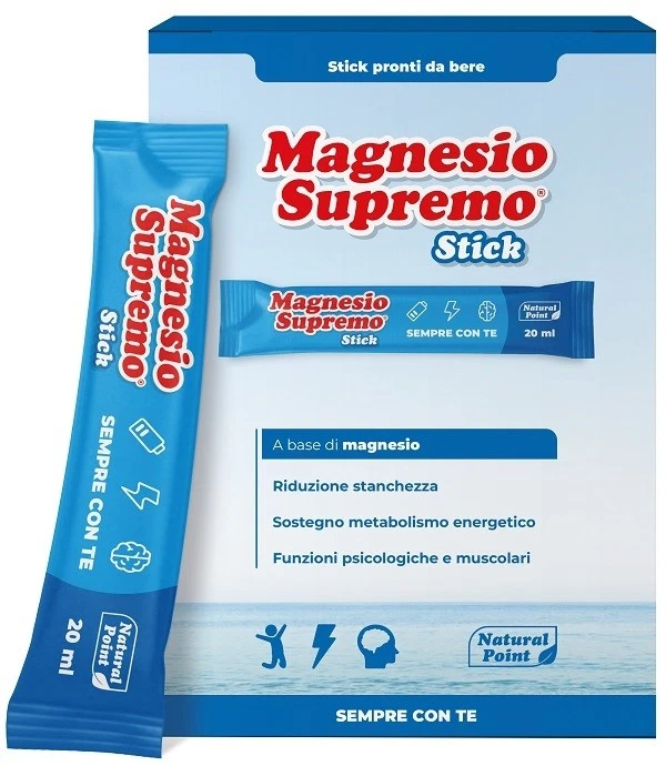 NATURAL POINT SRL MAGNESIO SUPREMO 20 STICK DA 20 ML