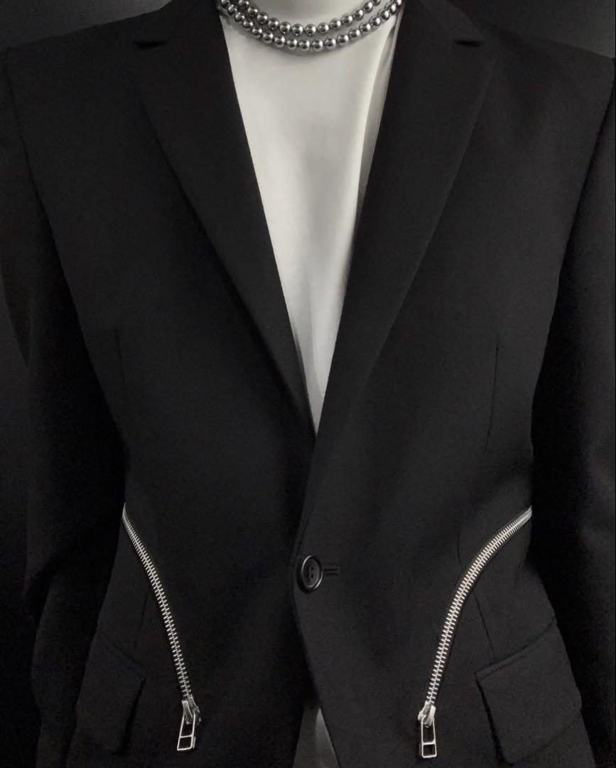 JOHN LAWRENCE SULLIVAN 〜price down12/12 John Lawrence Sullivan Jacket Black Wool M Auth From Japan