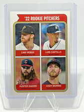 2023 Topps Heritage - Rookie Stars Luis Castillo, Hunter Gaddis, Morris SP