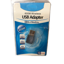 BlueShadow AC600 Dual Band USB Wi-Fi Adapter 600Mbps 2.4/5GHz Wireless Dongle