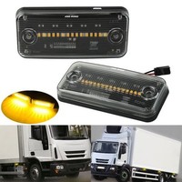 Klare LED Seitenblinker Marker-Reflektor Repeater-Licht FüR Citroen Jumper 06+