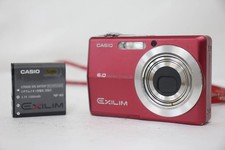 Casio EXILIM ZOOM EX-Z600 6.0MP Compact Digital Camera Red Used From Japan