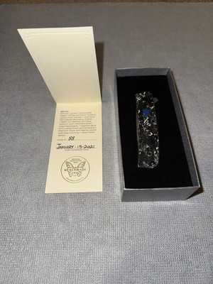 Benchmade Gold Class Tengu Flipper 601-211 Damasteel Carbon Fiber Limited Knife
