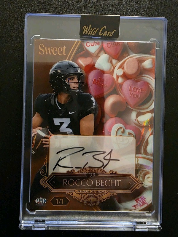2026 Rocco Becht Wild Sweet Auto 1/1 🔥🔥🔥🔥🔥
