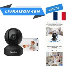 Reolink E1 Zoom Caméra Surveillance WiFi Intérieure 4K PTZ 360°
