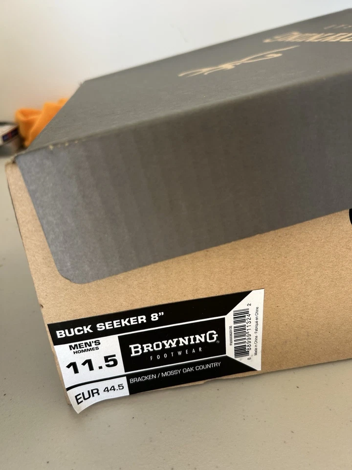 Browning Buck Seeker 8" Boots Mossy Oak Country Men’s Size 11.5 NWT - Image 2 of 4