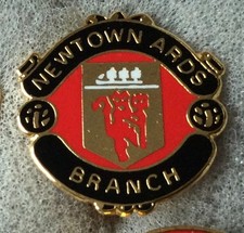 Distintivo ramo Manchester United Supporters Club Newtown Ards.