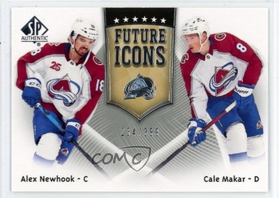 2021 SP Authentic Future Icons /399 Cale Makar Alex Newhook #FI-8 Rookie RC 1e7g