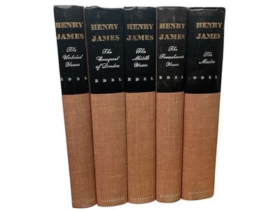 HENRY JAMES BIOGRAPHY by Edel 5 VOLs COMPLETE SET