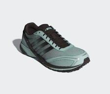Adidas Originals Adizero Adios OG Shoes in Ash Green/Dark Brown Womens 6