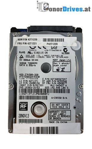 Hitachi HTS725032A7E630 - 320 GB - SATA - PCB 220 0A90351 01 *