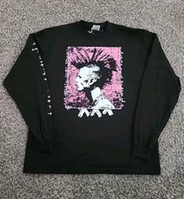 Machine Gun Kelly Long Sleeve Shirt Black Pink Mohawk Shaka Wear Size XL