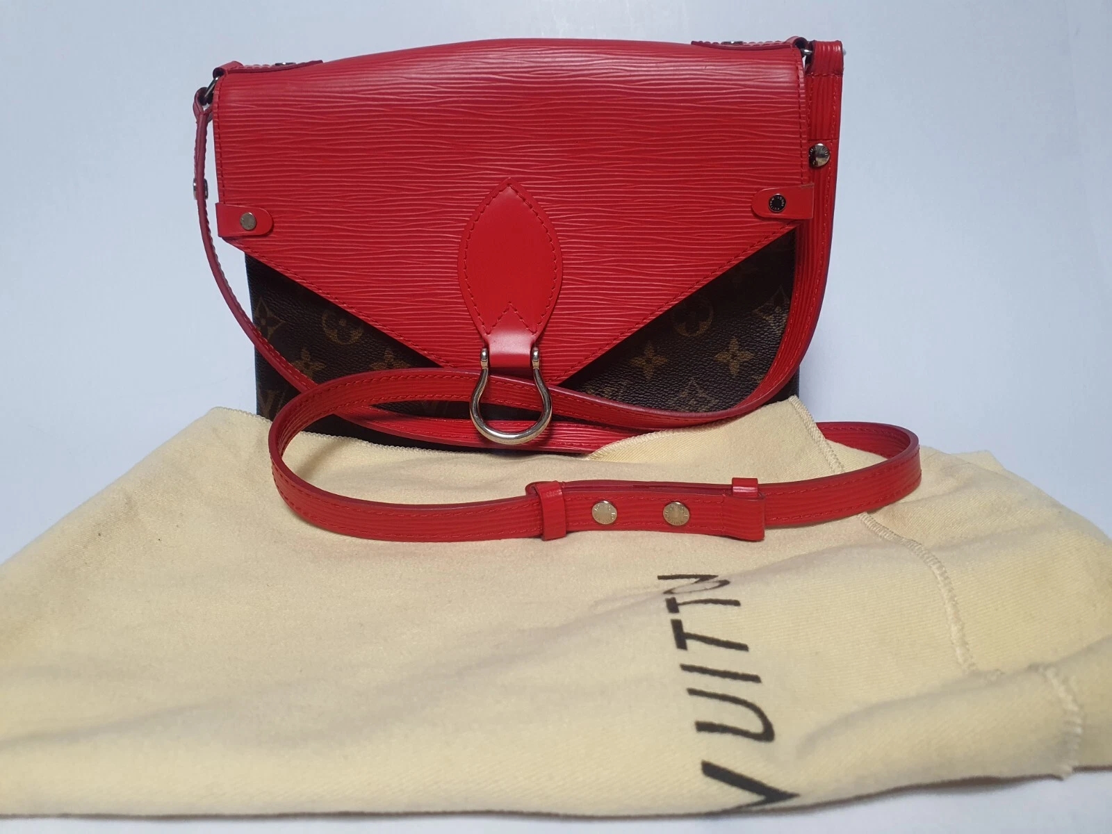 LOUIS VUITTON（LV） Louis Vuitton Monogramma Saint Michel Rosso EPI COQUELI M44031